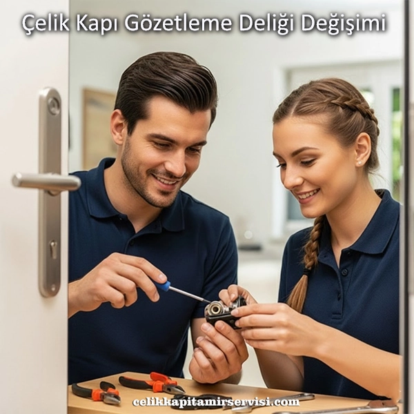Çelik Kapı Gözetleme Deliği Değişimi