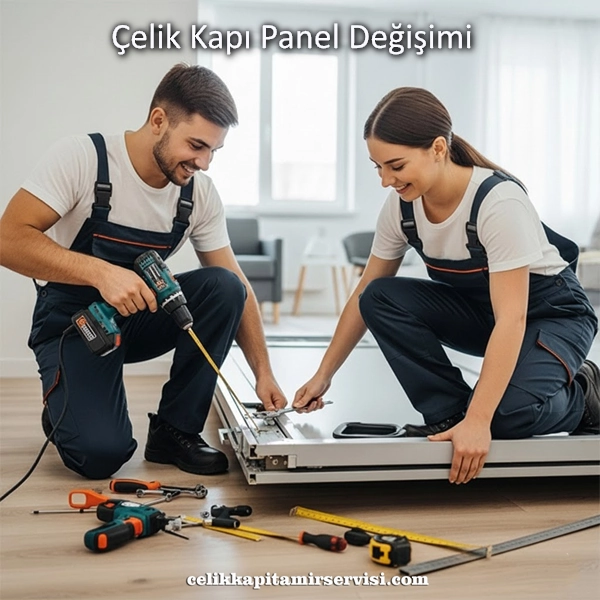Çelik Kapı Panel Değişimi